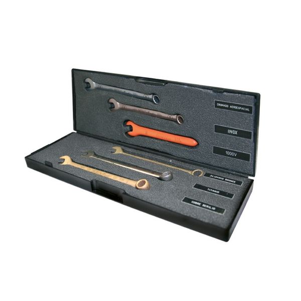 Ega Master SET OF 6 WRENCHES IN DIFFERENT MATERIALS 69342